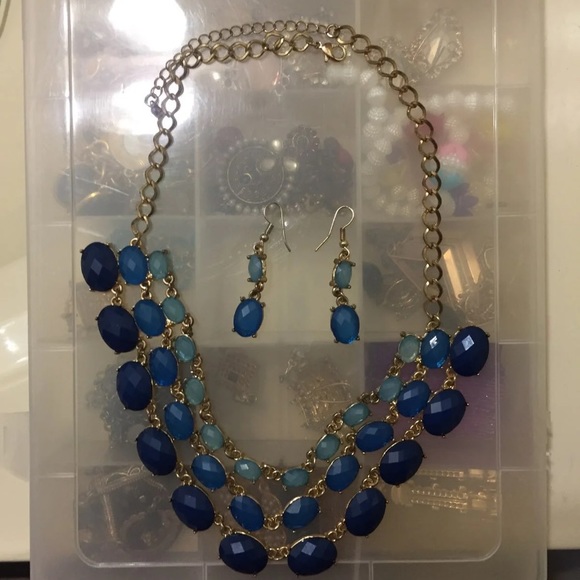 3 layers necklace set new without tags - Picture 3 of 4